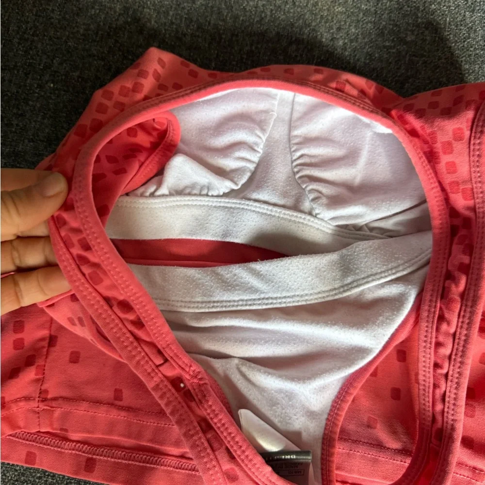 Pink Nike Crop Top w Shelf Bra